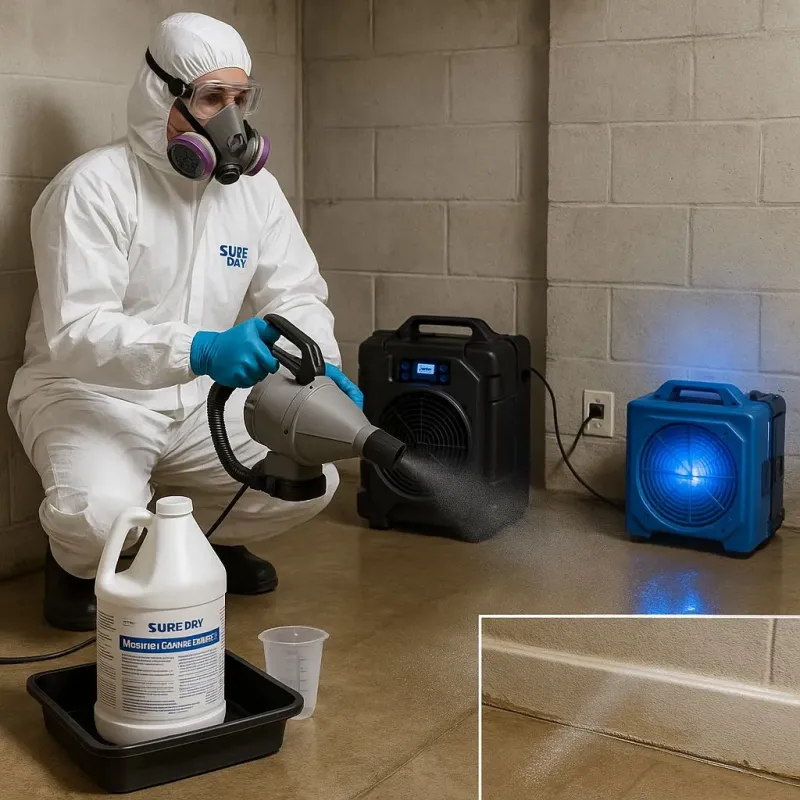 Sanitization and Odor Removal process in Bluffdale, UT